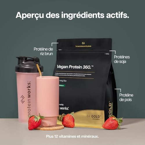 Protein Works | Vegan Protein 360 - Gold, Crème Vanille, 2kg