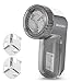 BEAUTURAL Fabric Shaver and Lint Remover, Sweater Defuzzer with 2-Speeds, 2 Replaceable Stainless Steel Blades, Battery Operated (Grey) primary