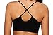 Coobie Full Size Strappy V-Neck Lace Trim Bra (9042F) full/Black
