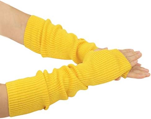 Flammi フレミ アームウォーマー 指なしアームカバー 手首 ハンドウォーマー 冷え対策 カシミヤ 防寒 ロング手袋 レディース