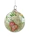 Old World Map Globe Hanging Christmas Tree Ornament by Creative Co-op