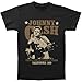 Johnny Cash Men's San Quentin Stars Slim Fit T-shirt Black