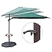 Le Papillon 10 ft Cantilever Umbrella Outdoor Offset Patio Umbrella Easy Open Lift 360 Degree Rotation, Green