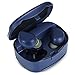 Wireless Earbuds, Soundmoov Truly Bluetooth Earphones with Charging Box Noise Cancelling Sweatproof Mini Bluetooth Headphones Compatible iPhone iPad, Smartphones Tablets, Laptop and More (Blue)
