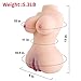 Masturbator Sex Doll with Tight Vaginal Anal for Tight Suction, PALOQUETH 3 in 1 Realistic Stroker Sex Toy with Big Boobs for Male Masturbation