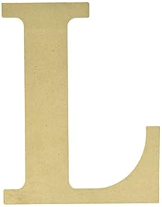Amazon.com: MPI MDF Classic Font Wood Letters and Numbers ...