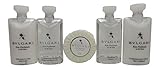 Bvlgari White Tea Au the Blanc Travel Set Shampoo, Conditioner, Lotion, Shower Gel, Soap