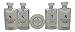 Bvlgari White Tea Au the Blanc Travel Set Shampoo, Conditioner, Lotion, Shower Gel, Soap