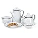 Abbott Collection Enamel Look Stoneware Teapot, White