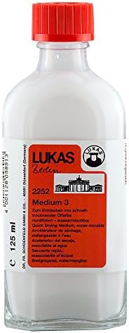 Lukas Drying Accelerator for Water Mixable Oil Paints - Fast Drying Oil Medium - 125 ml Bottle