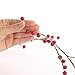 Factory Direct Craft 6 feet Rich Red Berry Garland for Christmas Holiday Decorating