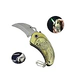 FengFang Windproof Lighter Metal Inflatable, Adjusting The Flame Size Folding Knife Butane Torch