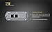 Nitecore TIP 360 lumen USB rechargeable keychain light Black body with EdisonBright brand USB charging cable
