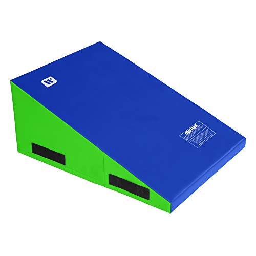 We Sell Mats Preschool Gymnastics Incline Mat, Cheese Wedge Skill Shape