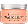 PraNaturals Dead Sea Salt Body Care Kit – Exfoliating Scrub & Moisturising Body Butter for Smooth Skin – Mango & Kiwi…