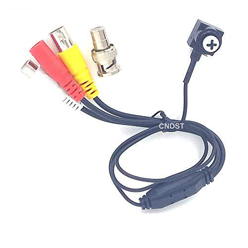 CNDST CCTV HD 1080P 2MP Mini Spy Pinhole Security Camera 2000TVL 3.6mm 90degree Mini AHD Hidden Surveillance Camera, For 1080P 4-in-1 TVI/AHD/CVI/CVBS/960H DVR System