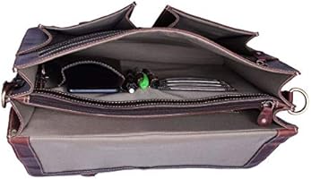 aaron leather messenger bag