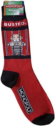 Monopoly Busted You Go To Jail Socks