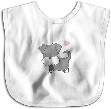 Love Schnauzer Cotton,Soft And Absorbent,Hypoallergenic Baby Burp Cloths For Kids