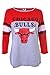 Ultra Game Women's Standard T Raglan Baseball 3/4 Long Sleeve Tee Shirt, Heather Gray, Medium