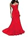 SIQINZHENG Women's Sweetheart Full Lace Beach Wedding Dress Mermaid Bridal Gown (8, Red)