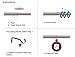 Curtain Rod Joint Ramp Tapes (15 counts) | Easy Sliding Curtain Rod Tapes for adjustable extendable telescoping curtain rod joints and transitions
