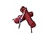Rock Climbing Rope, 12mm Diameter Static Outdoor Hiking Accessories High Strength Cord Safety Rope (10m,32ft)(20m,65ft) (30m,98ft) (Red, 65ft)