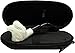 Miniature Meerschaum Pipe - EAGLE w/ Zippered Hard Cover Case