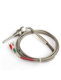 Vktech 2 M EGT K termopar tipo de escape Sonda de temperatura sensores roscas de tornillo Nuevo