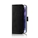 32nd Book Wallet PU Leather Flip Case Cover for Xiaomi Redmi 4, Design with Card Slot and Magnetic Closure - Black