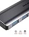 RCA USB C Hub, Type C Adapter with 4 USB 3.0 Ports, Aluminum USB C Hub for Type C Laptops and Other USB Type C Devices