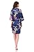 Kimono Robes for Women Floral Peacock Short Silk Bridesmaid Robes Wedding Party