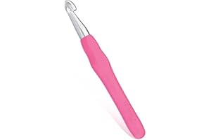 10mm Crochet Hook with Comfort Grip for Beginners | Extra-Long Knitting Needles for Smooth Yarn Crafts