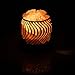 YYout Wide Round Style Himalayan Crystal Rock Salt Lamp Basket UL-Listed Cord and 15-Watt Light Bulb & Dimmable Switch