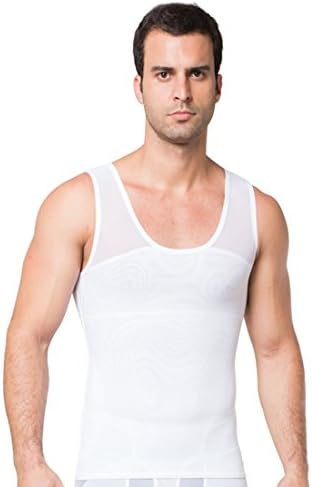 Mens Body Shaper Tank Tops Compression Shirt SS-M14