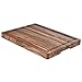 ZESPROKA Acacia Wood Cutting Board - Ultra Thick 16” x 12” x 1.5” - Kitchen Chopping Board with Juice Drip Groove - Ideal for Chopping Meat, Vegetables, Fruits, Bread, Cheese, Brown, CB01