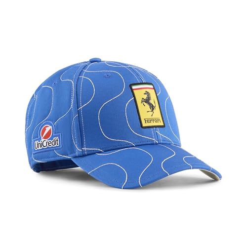 PUMA Scuderia Ferrari Monza 2025 Sonderedition Kappe – Blau – Einheitsgröße