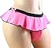 aishani SISSY pouch panties men's skirted bikini briefs men's lace underwear sexy for men DD-XXL Pink