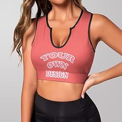 Custom Bras for Women Personalized Crop Tops with