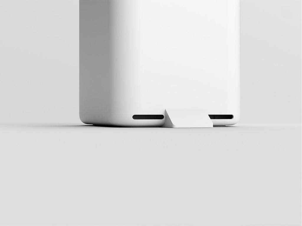 TOWNEW T1 Self-Sealing and Self-Changing 4 Gallon Trash Can, Automatic Open Lid and Motion Sense Activated Smart Home Electric Garbage Bin, White x1 Refill Ring Included (Up to 25 Bags)