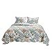 Barefoot Bungalow Atlantis Coastal Quilt Set, 3-Piece King/Cal King, Jade