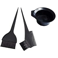 ATB 3 pcs Professional Salon Hair Coloring Dyeing Kit - Dye Brush & Comb/Mixing Bowl/Tint Tool