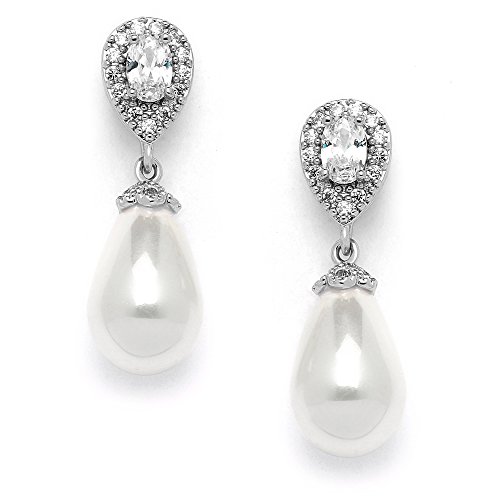 Teardrop Pearl Earrings