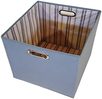 Heather Grey Alexi Ricci 13x13x13 Folding Storage Bin