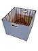 Heather Grey 11X13X13 Folding Storage BIN ALEXI RICCI Storage with Style
