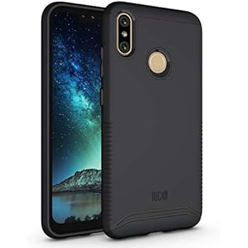 TUDIA BLU VIVO XI+ Case, Slim-Fit Heavy Duty [Merge] Extreme Protection/Rugged but Slim Dual Layer Case for BLU VIVO XI+ [NOT Compatible with VIVO XL4] (Matte Black)