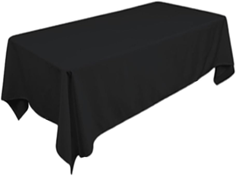 TEKTRUM 72 X 108 INCH 72"X108" RECTANGULAR POLYESTER TABLECLOTH THICK/HEAVY DUTY