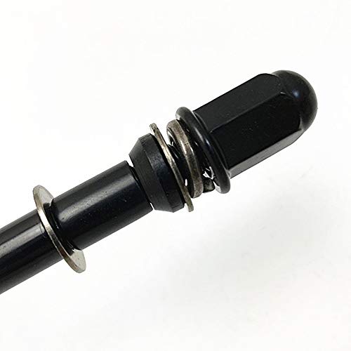 E-Bro Classic Black Motorcycle Mirrors 8mm/10mm Thread Rear View Mirror For Harley XL 883 1200 Iron 883 Road King (Rectangle) - Thumbnail 3