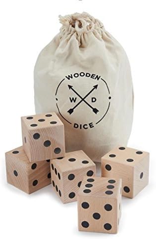 Refinery Brand Giant Wooden Dice
