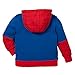Superhero Little Boys Zip-Up Fleece Hoodie With Mesh Mask, 6, Spiderman